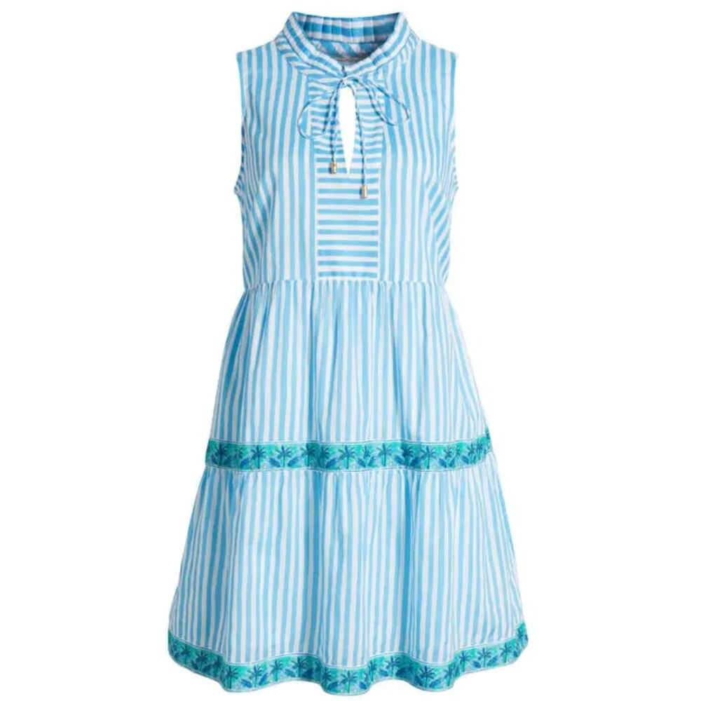 Tommy Bahama Marina Isle Tiered Striped Mini Dress. New with tags. Size XLarge - Picture 4 of 4